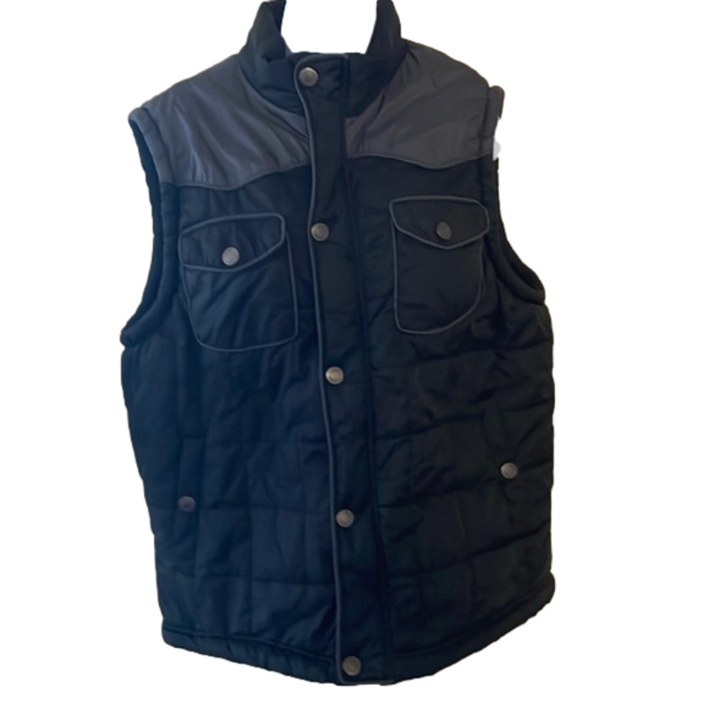 FRANKY Max Nylon Faux Fur Lined Vest Size Large